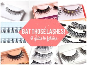 A guide to false eyelashes on Tea For Tammi!