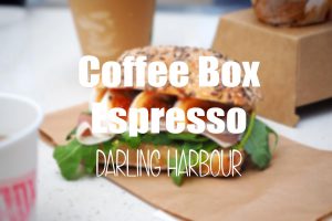 Coffee Box Espresso, Darling Harbour. Sydney Food Blog Review