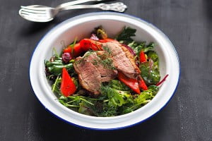 Weeknight duck salad with Carrots and Beetroots